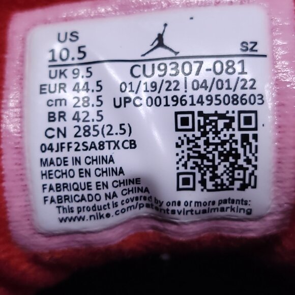 Nike Air Jordan 7 VII Retro Citrus CU9307-081 Black Orange Size 10.5 Pre Owned - Picture 11 of 16